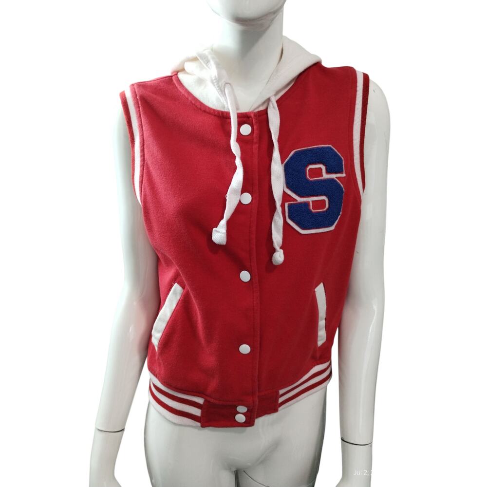 Y2K SouthPole Women's size‎ L Varsity Grungecore Streetwear Prep Academia Vest